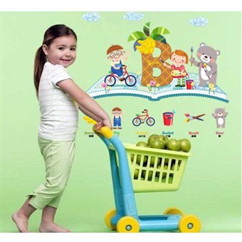 TipTop Wallstickers Animal and Cartoon Kids Home Decorations Sovrum