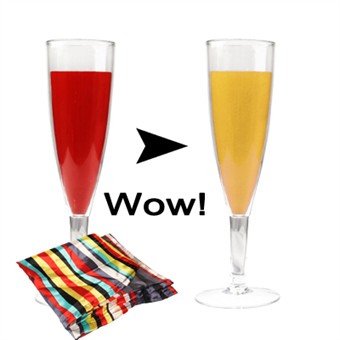 Magiskt champagneglas