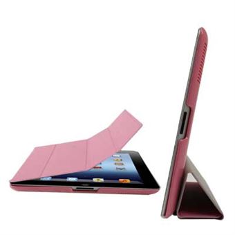 Komplett Smartcover iPad 2/3/4 med Wakeup - Rosa