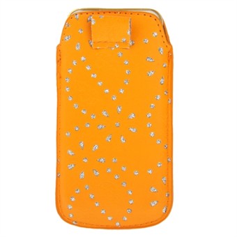 Pull Tab Fodral - Orange (bling edition) iPhone 5 / iPhone 5S / iPhone SE 2013