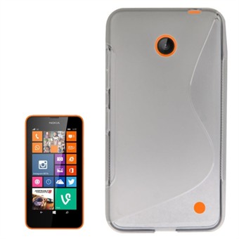 S-Line silikonskydd - Nokia 630 (grå)