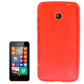 S-Line silikonskydd - Nokia 630 (röd)