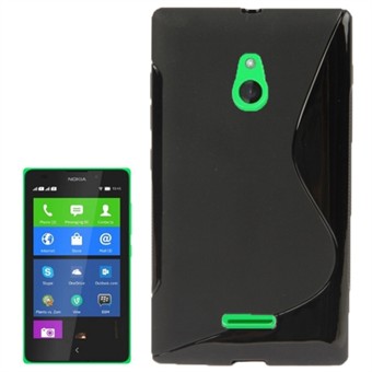 S-Line silikonskydd - Nokia XL (svart)