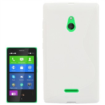 S-Line silikonskydd - Nokia XL (vit)
