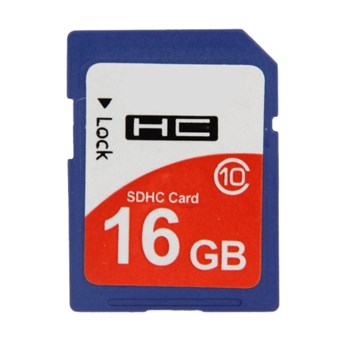 SDHC-minneskort - 16GB