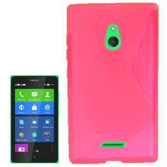 S-Line silikonskydd - Nokia XL (rosa)