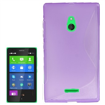 S-Line silikonskydd - Nokia XL (lila)