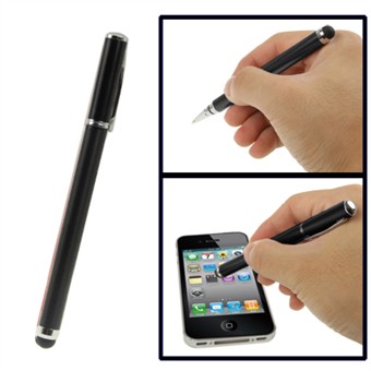 Two in One - Touch & Ball Pen (svart)