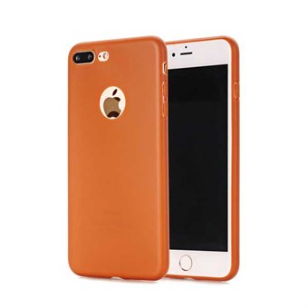 Smal skydd Skydd för iPhone 7 Plus / iPhone 8 Plus - Brun orange