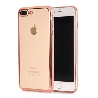 Shiny Sides Cover för iPhone 7 Plus / iPhone 8 Plus - Rose Gold