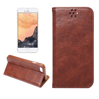 Smooth Leather Case för iPhone 7 / iPhone 8 / iPhone SE 2020/2022 - Kaffe