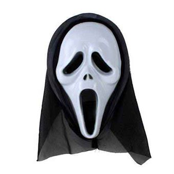 Scream Mask - för Halloween, Mardi Gras och temafester