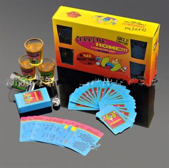 Carry Me Home dryckesspel med 4 snapsglas