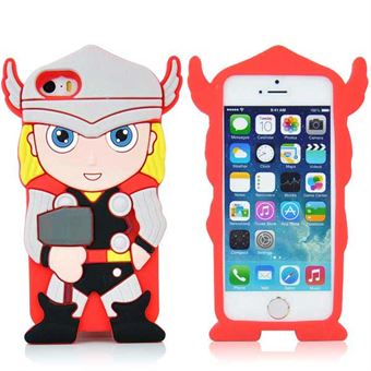 3D Silikon Thor Cover - iPhone 5 / iPhone 5S / iPhone SE 2013