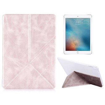 Pipilu X-Level iPad Pro 9.7 läderfodral M sömn har rosa färg