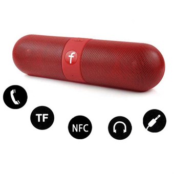 Fivestar F808 Bluetooth-högtalare - Röd