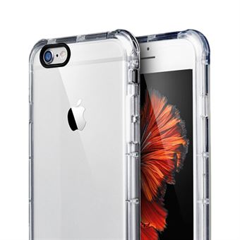 Crystal Shockproof Silikon Skal till iPhone 6 / iPhone 6S - Transparent