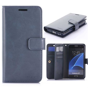 Multi Mercy läderfodral M. Kreditkort Galaxy S7 Mörkblå