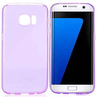 Mjukt silikonskydd Galaxy S7 (lila)