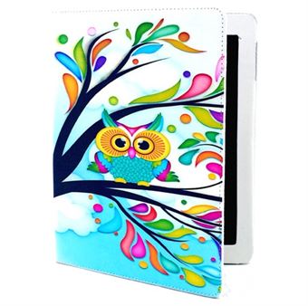 TipTop iPad-fodral (Uggla i blommor)