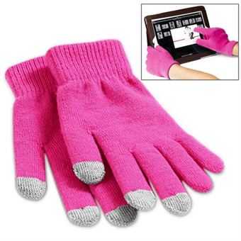 3 Finger Touch Glove - Rosa