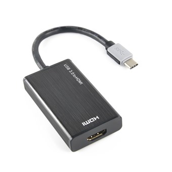 Konvertera enhet USB typ C till HDMI-svart