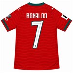 Barn Cristiano Ronaldo Landslag Nr. 7 Fotbollsset – Tröja och Shorts – storlek 116–122 cm, 6–7 år