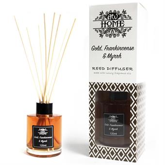 LuXury Reed Diffuser - Guld, Frankincense & Myrra - 120 ml
