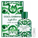 Dolce & Gabbana Light Blue Capri In Love Pour Homme Travel Retail Exclusive - Eau de Parfum - Doftprov - 2 ml
