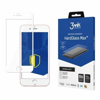 3MK HardGlass Max iPhone 6 Plus vit vit, helskärmsglas