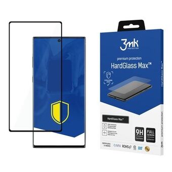 3MK HardGlass Max New Sam Note 10+ N975 svart / svart, helskärmsglassensor-Prick