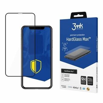3MK HardGlass Max iPhone 11 6,1 tum svart, FullScreen glas