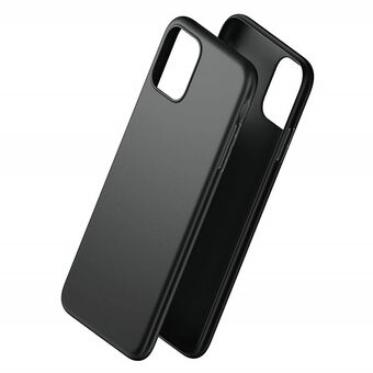 3MK Matt Case för iPhone 8 Plus, svart/svart