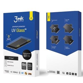 3MK UV Glas RS Sam N970 Note 10 Glas utan UV- Lampe