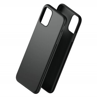 3MK Matt Case för Samsung A515 A51 svart/svart
