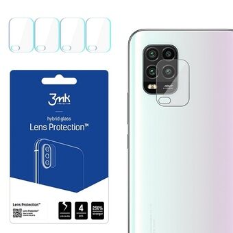 3MK Lens Protect Xiaomi Mi 10 Lite 5G Kameralinsskydd 4 st.