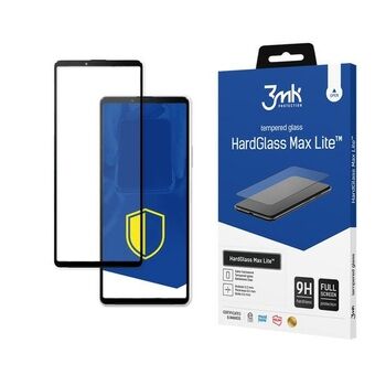 3MK HardGlass Max Lite Sony Xperia 10 III 5G svart/svart