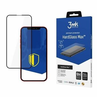 3MK HardGlass Max iPhone 13/13 Pro svart/svart, FullScreen Glass.