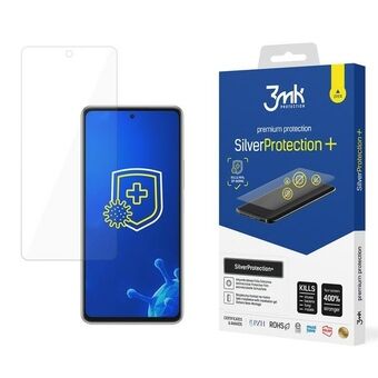 3MK Silver Protect+ Skyddsfilm för Samsung A53 5G A536 med antimikrobiell egenskap som appliceras våtmonterad.