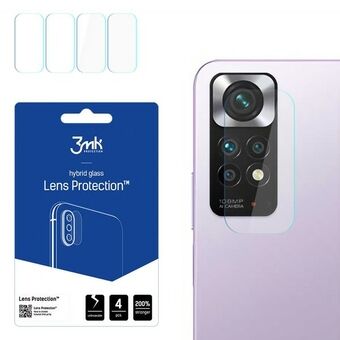 3MK Lens Protect Xiaomi Redmi Note 11 4G Kameralinsskydd 4 st.