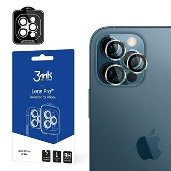 3MK Lens Protection Pro iPhone 12 Pro Objektivskydd med monteringsram 1 st.