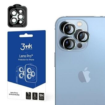 3MK Lens Protection Pro iPhone 13 Pro / 13 Pro Max silver objektivskydd med monteringsram 1 styck.