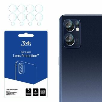 3MK Lens Protect Oppo Find X5 Lite Kameralinsskydd 4 st