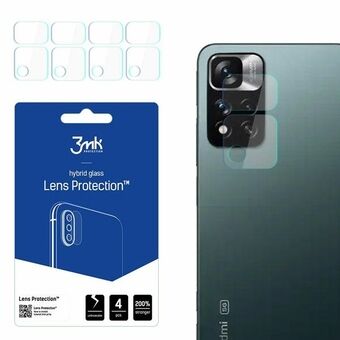 3MK Lens Protect Xiaomi Redmi Note 11 Pro + 5G Kameralinsskydd 4 st.