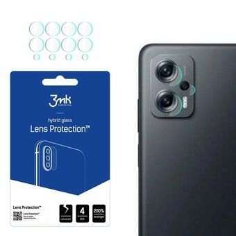 3MK Lens Protect Xiaomi POCO X4 GT 5G Kameralinsskydd 4 st.