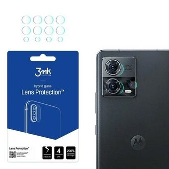 3MK Lens Protect Motorola Edge 30 Fusion Linsskydd för kameran 4-pack
