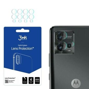 3MK Lens Protect Motorola Moto G72 Skydd för kamerans objektiv 4 st.
