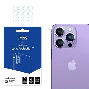 3MK Lens Protect iPhone 14 Pro 6,1" / 14 Pro Max 6,7" Linsskydd för kameran 4 stycken