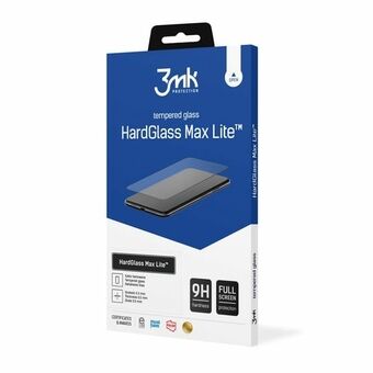 3MK HardGlass Max Lite Sam S23 Plus svart/svart Fullscreen Glass Lite