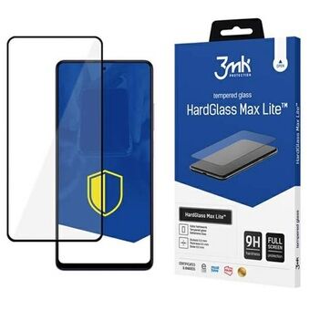3MK HardGlass Max Lite Xiaomi Redmi Note 12 Pro / POCO X5 Pro svart/svart Fullskärm Glas Lite